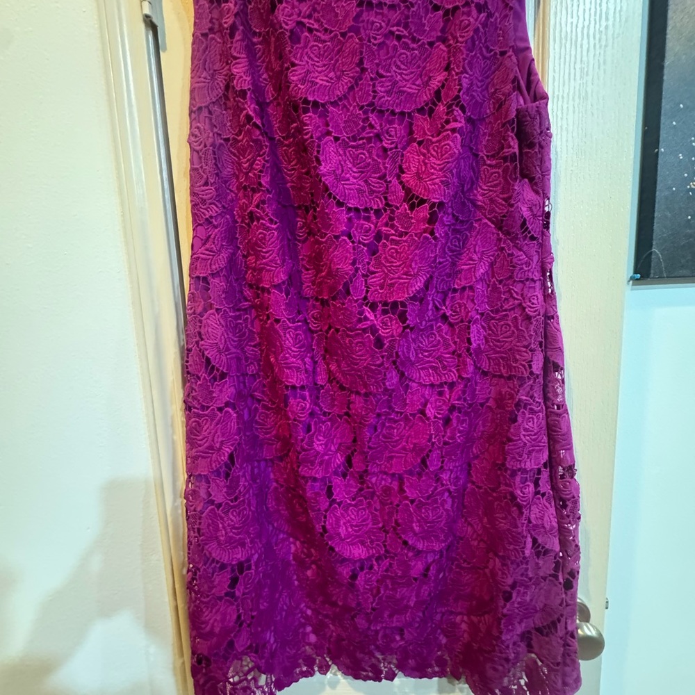 Ralph Lauren 
Size 16W
Color purple 
Dress